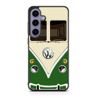 green vw retro bus Samsung Galaxy S24 | S24+ Case
