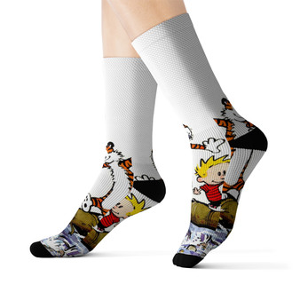 Calvin And Hobbes unisex adult socks