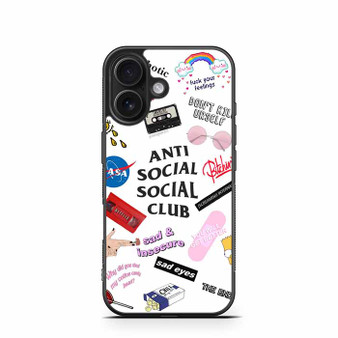 Anti Social Social Club 1 iPhone 16 Case