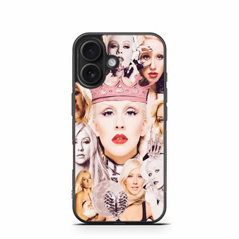 Christina Aguilera Collage iPhone 16 Case