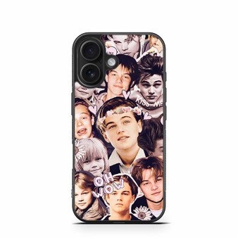 Lenardo Di Caprio Young Collage iPhone 16 Case