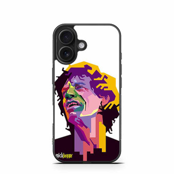 Mick Jagger Art iPhone 16 Case