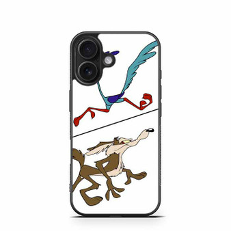 Road Runner And Coyote iPhone 16 Case