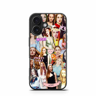 sophie turner collage iPhone 16 Case