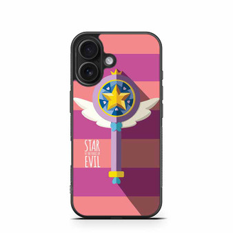 Star vs the forces of evil wand iPhone 16 Case