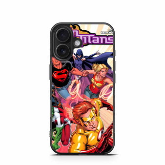 Teen Titans Komik Cover iPhone 16 Case
