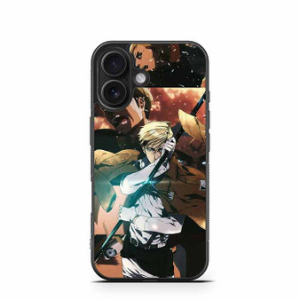 Attack on Titan Erwin Smith iPhone 16 Case