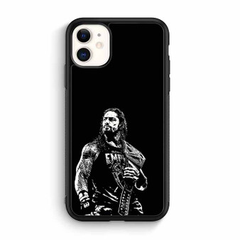 Roman reigns bw iPhone 11 Case