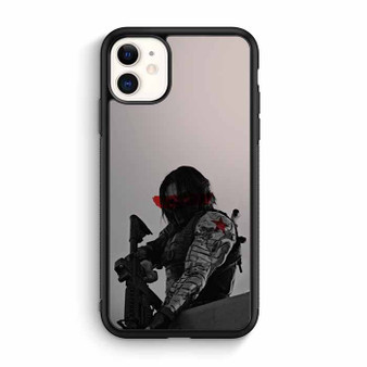 Winter soldier aiming captain america iPhone 11 Case