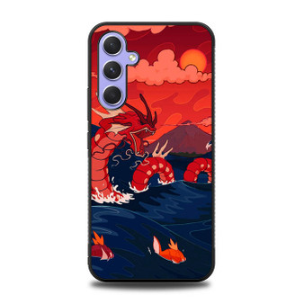 Pokemon red gyrados great wave Samsung Galaxy A54 5G Case