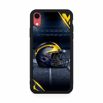 Michigan Wolverines Helmet iPhone XR Case