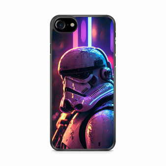 Star Wars Stormtrooper Neon iPhone SE 2020 Case