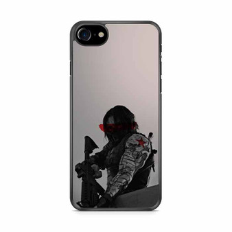 Winter soldier aiming captain america iPhone SE 2020 Case