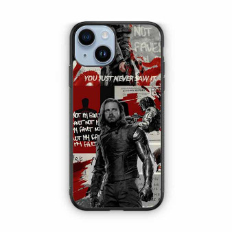Bucky the white wolf iPhone 14 Case
