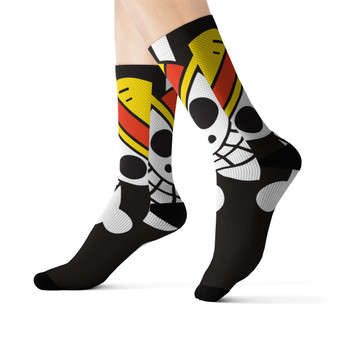 One Piece Flag unisex adult socks