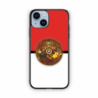 Pikachu inside pokeball iPhone 14 Case