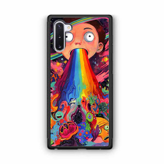 Psychedelic Rick and Morty Galaxy Note 10 Case