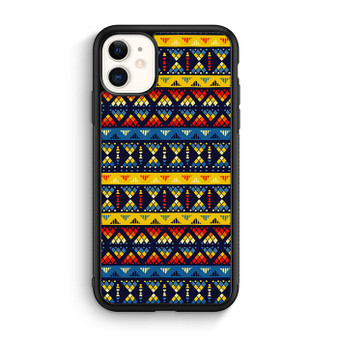 Yellow and Blue Tribal Pattern iPhone 11 Case Yellow and Blue Tribal Pattern iPhone 11 Case