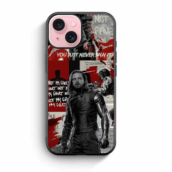 Bucky the white wolf iPhone 15 Case