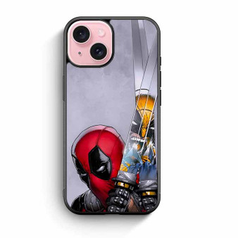 Deadpool X Wolverine iPhone 15 Case