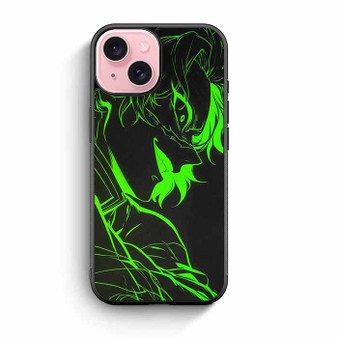 Demon Slayer Sanemi Shinazugawa Neon iPhone 15 Case