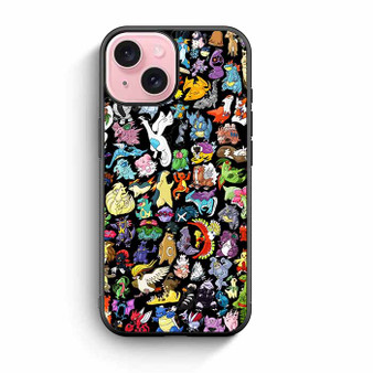 Pokemon collage 1 iPhone 15 Case