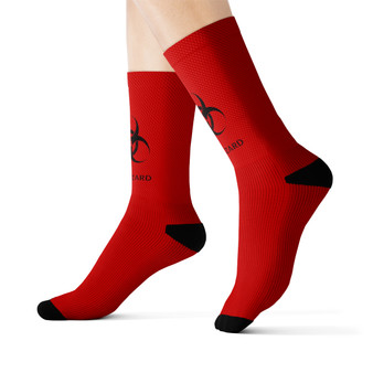 Bio Hazzard Nuclear Logo unisex adult socks