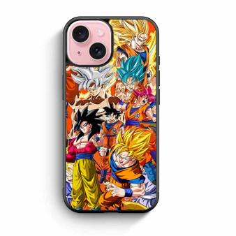Son Goku Dragonball Collage iPhone 15 Case