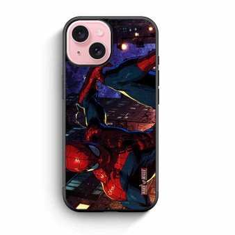 Spiderman on daily bugle iPhone 15 Case