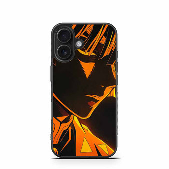 Demon Slayer Zenitsu Agatsuma Neon iPhone 16 Case