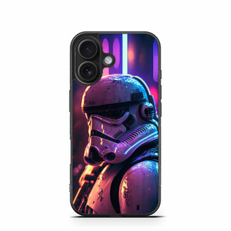 Star Wars Stormtrooper Neon iPhone 16 Case