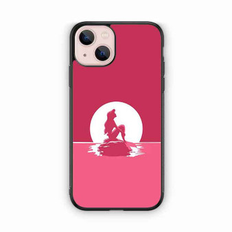 Ariel The Little Mermaid Pink Siluet iPhone 13 Case