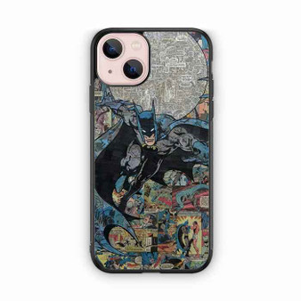 Batman Comic Pattern iPhone 13 Case