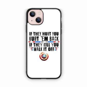 Captain America's Quote iPhone 13 Case