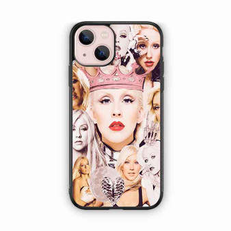 Christina Aguilera Collage iPhone 13 Case