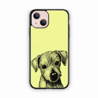 cute puppy sketch iPhone 13 Case