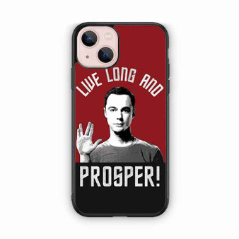 Live Long And Prosper Star trek the big bang theory iPhone 13 Case