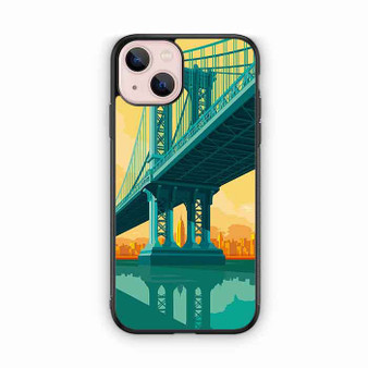 New York Bridges Art iPhone 13 Case