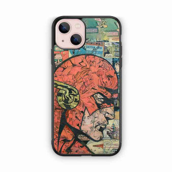 The Flash Comic Pattern iPhone 13 Case