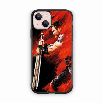 Thor Ragnarok on Red Dust iPhone 13 Case