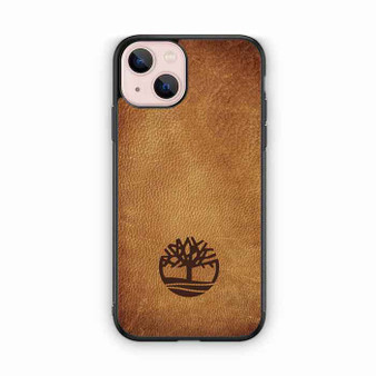 Timberland Brown Leather iPhone 13 Case