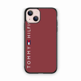 Tommy Hilfiger Dark Red iPhone 13 Case