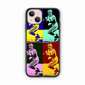 Green Bay Packers Aaron Rodgers Art iPhone 13 Case