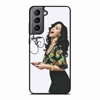 Beautiful Curved Katy Perry Samsung Galaxy S21 Case