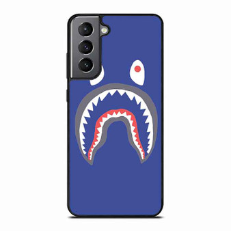 Blue Bape Shark Samsung Galaxy S21 Case
