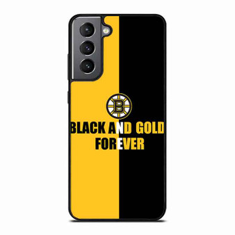 Boston Bruins Black And Gold Forever Samsung Galaxy S21 Case