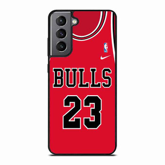 bulls basketball jersey Samsung Galaxy S21 Case