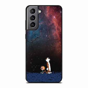 Calvin and Hobbes Nebula Samsung Galaxy S21 Case