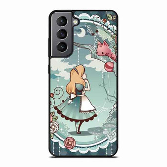 Cute Alice Poster Samsung Galaxy S21 Case