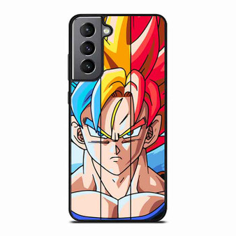 Dragonball Z Son Goku Modes Samsung Galaxy S21 Case